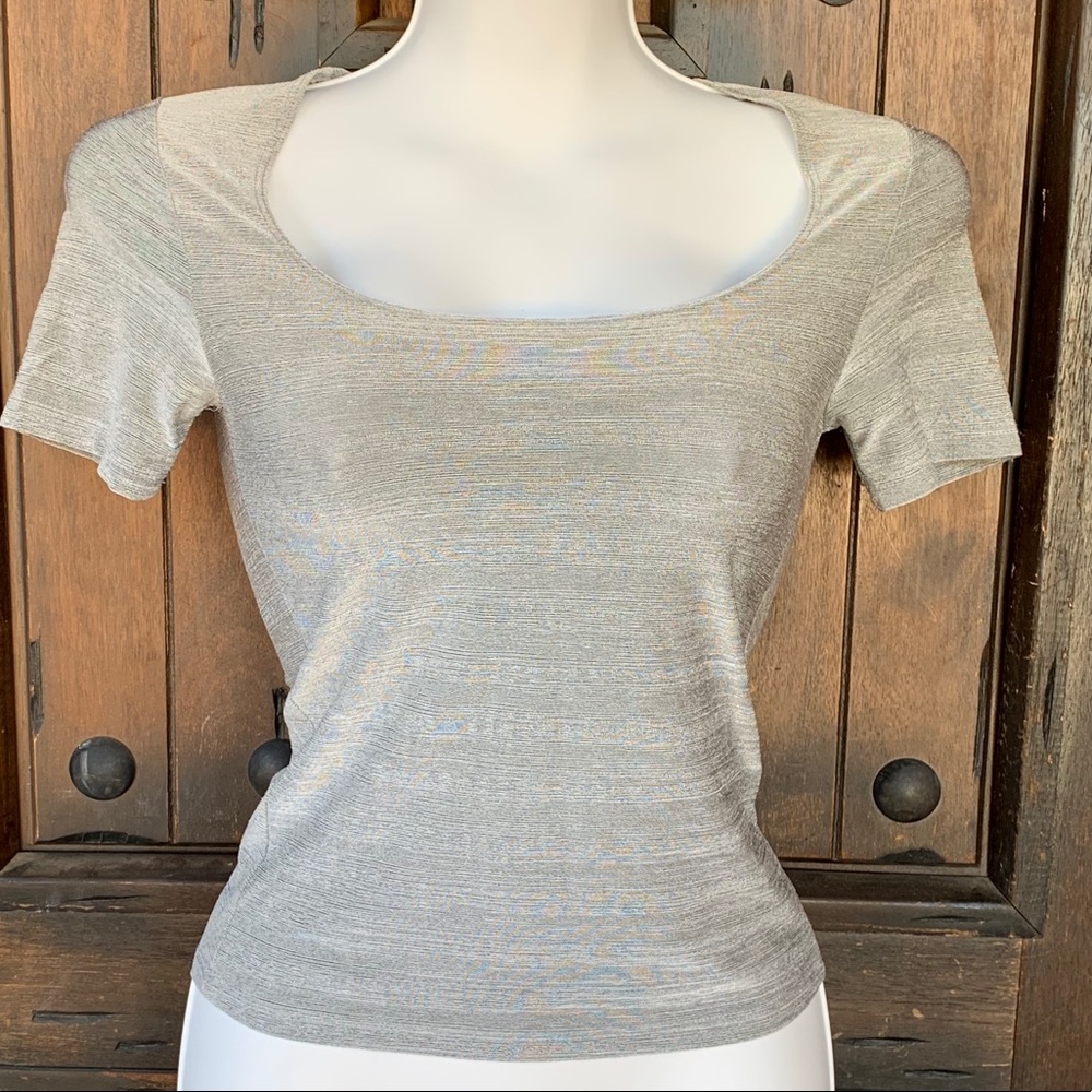 🛑 SOLD!! • ✰ LUMIERE ✰ Women’s Gray Top Blouse